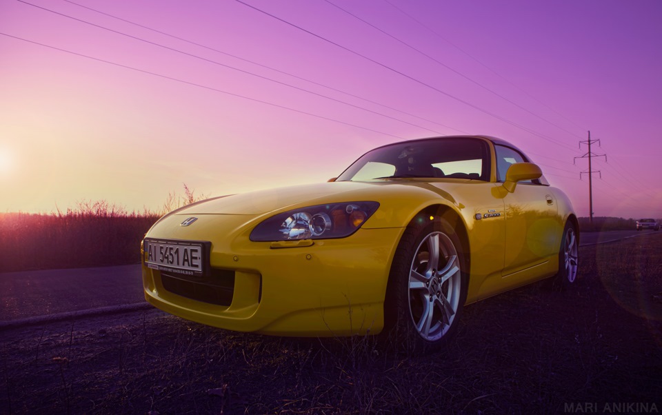 Honda S2000 Sunset Foto Amazing Rio Yelow 1