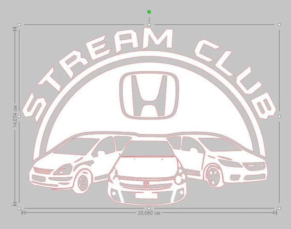 Наклейка Stream Club