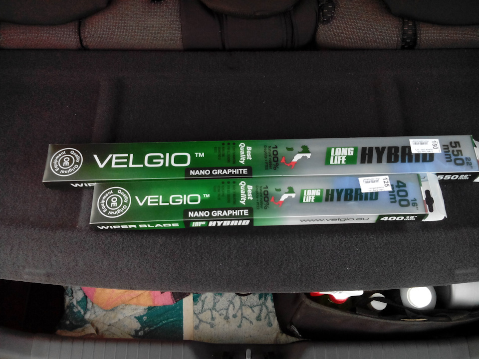 Заміна двірників…VELGIO LL HYBRID 1