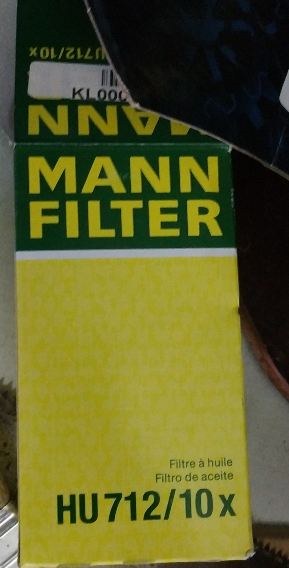 Oil filter MANN HU712/10X 1