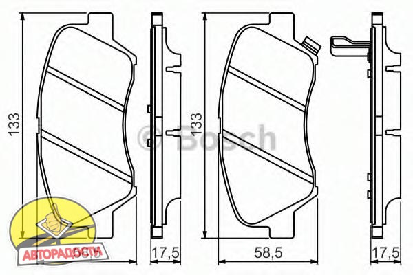 Тормозні колодки (Допоможіть зробити вибір між BOSCH 0 986 494 563 & ZIMMERMANN -253481801! 1