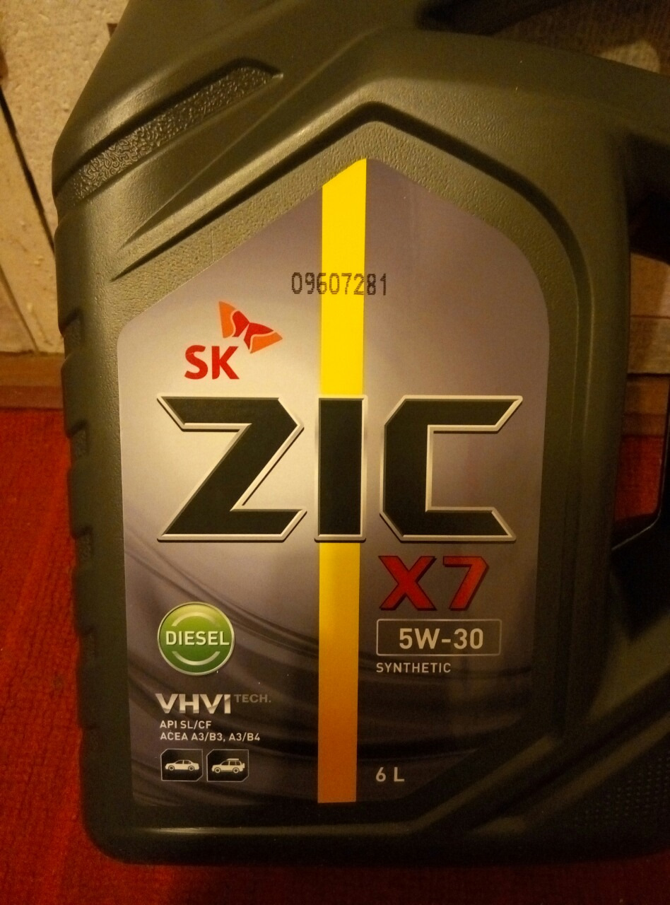 Масло моторне ZIC X7 Diesel 5W-30 Підійде? 1