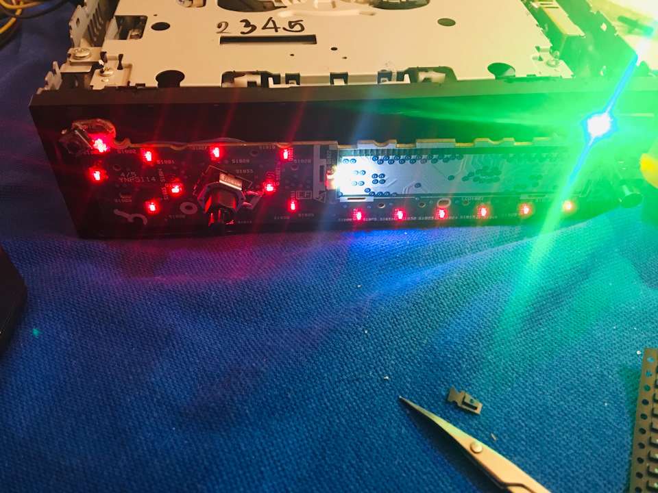 Пересвіт магнітоли Pioneer deh2000mp 1