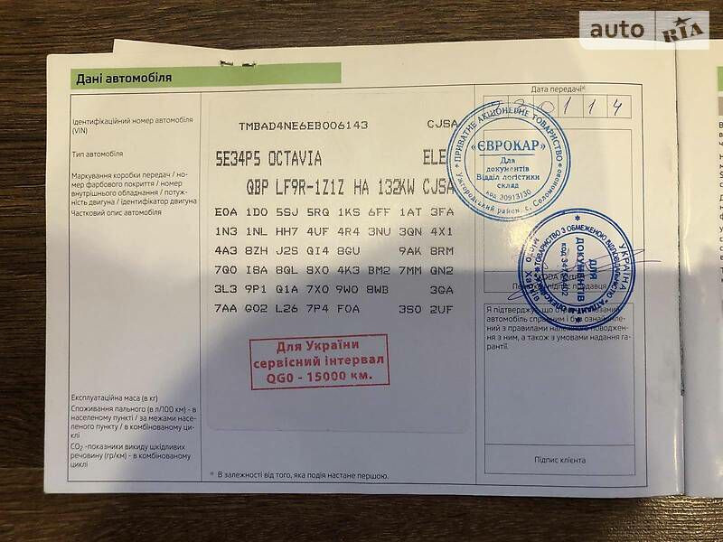 Як зрозуміти техпаспорт Skida Oktavia A7 1