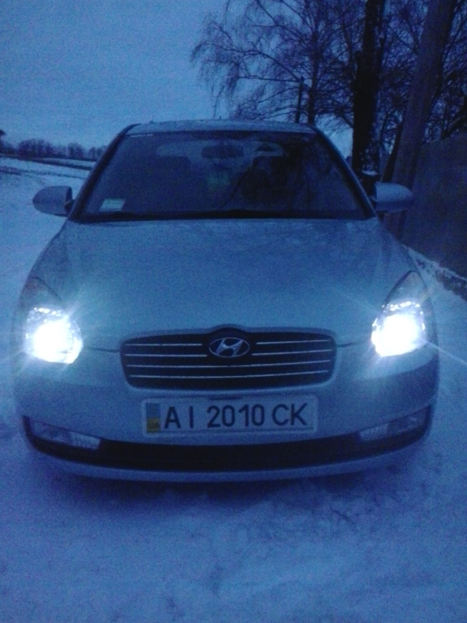 білі лампочки в габарити) 2
