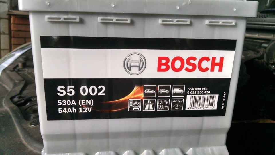 Заміна акумулятора MUTLU на Bosch S5 3