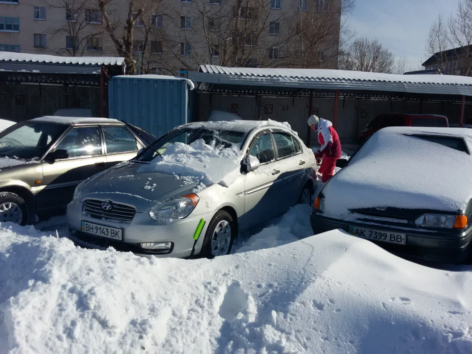 Перша зима з Акцентом у 2016 р. (архів 19.01.16)