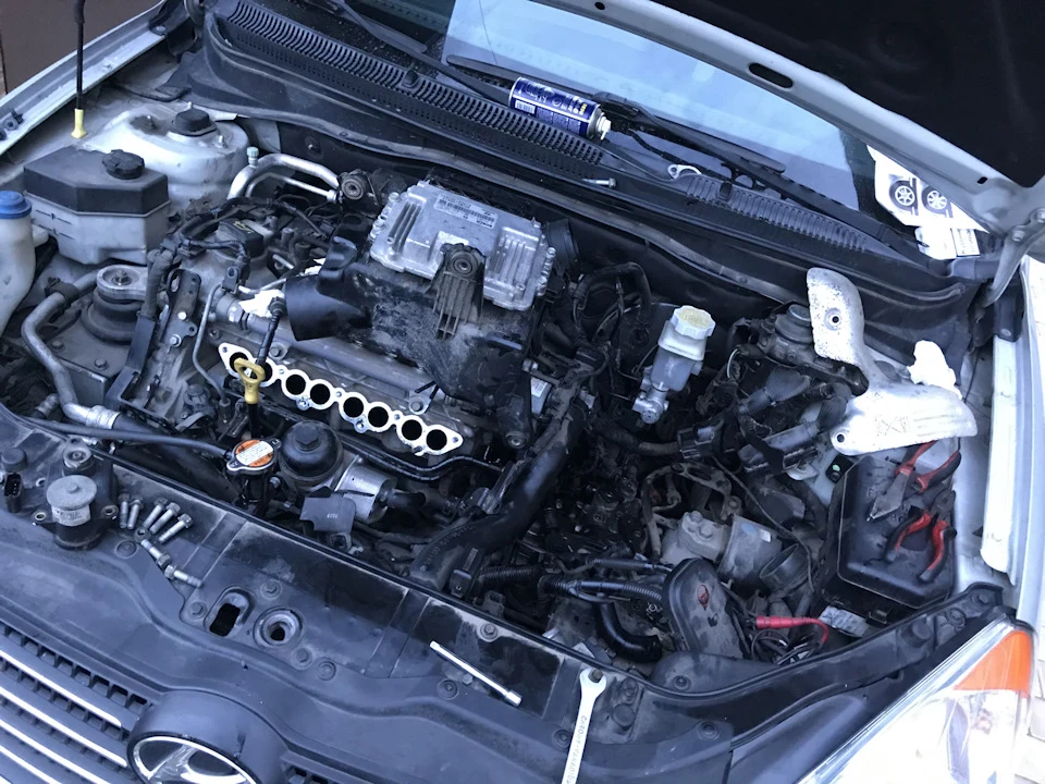 Видалення системи ЄДР в Accent 1.5 CRDI