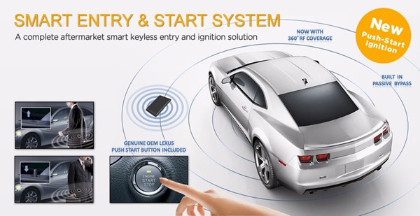 PKE (passive keyless entry) или бесключевой доступ в Hyundai Accent CRDI 1