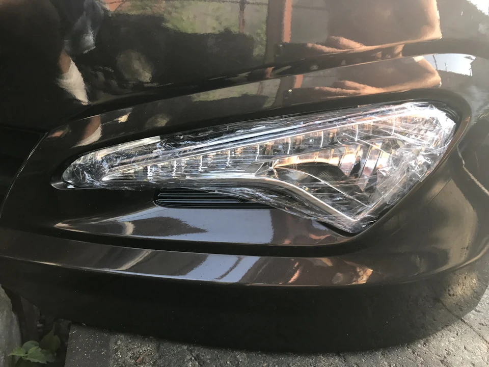 LED Протитуманні фари з денними ходовими вогнями LED-DRL для Accent 2015+ (Solaris)