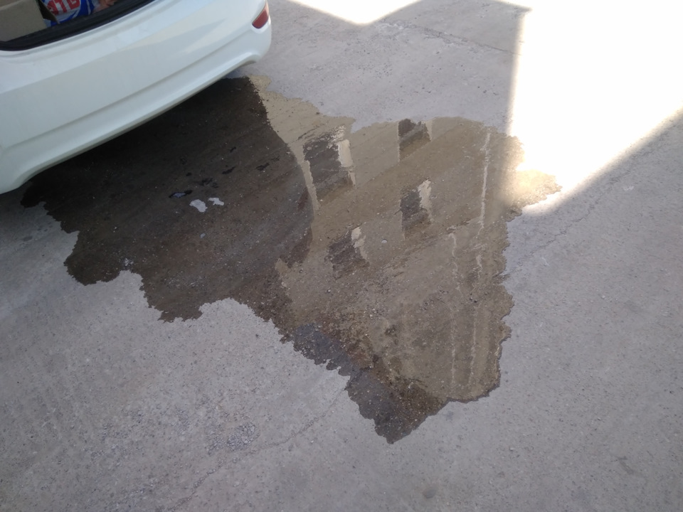 Вода в багажнику! 2