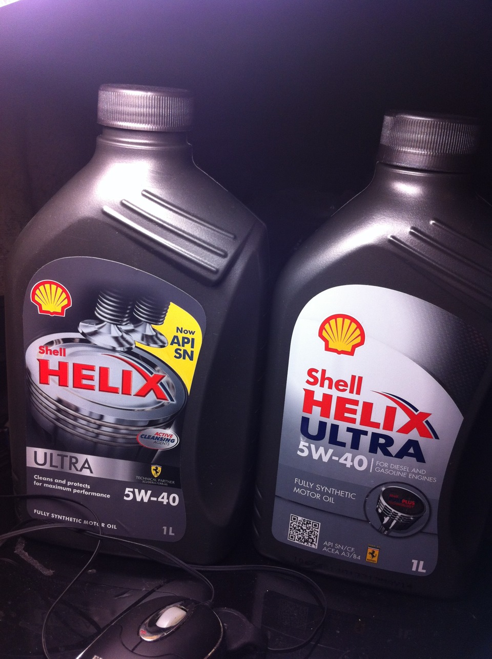 Заміна мастила Shell 5w40 2