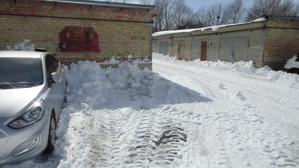 Звільнення зі снігового полону. 27 березня 2013 (наслідки, закінчення) 3