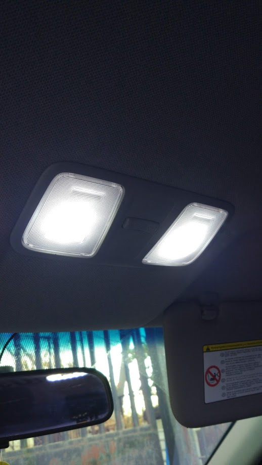 Led лампи для освітлення салону 3