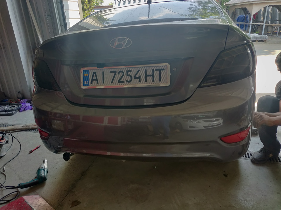Фарбування заднього бампера... 2
