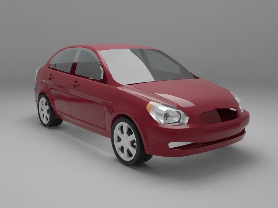 ☣ 3d замальовки hyundai verna 3