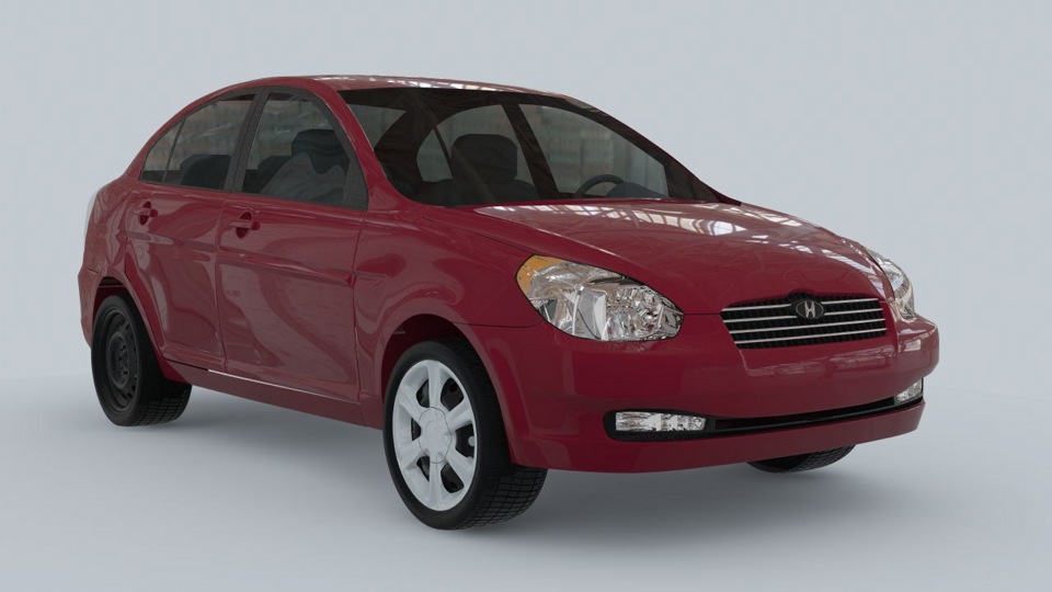☣ 3d замальовки hyundai verna 2