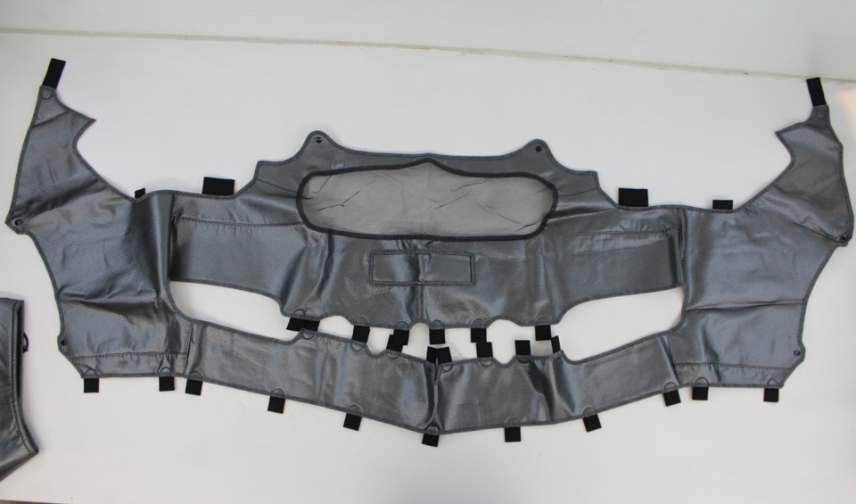 Gray Carbon Fiber Front End Mask для Hyundai Accent 3