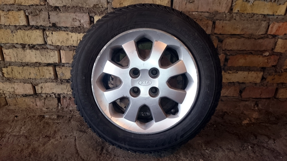 Колеса для зими. Сумісність: Hyundai Accent / Kia Rio 4