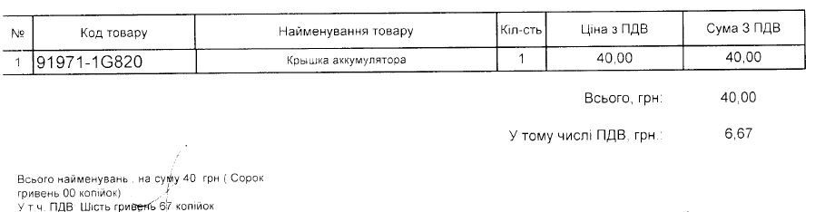 Паливний фільтр та ремінці 1