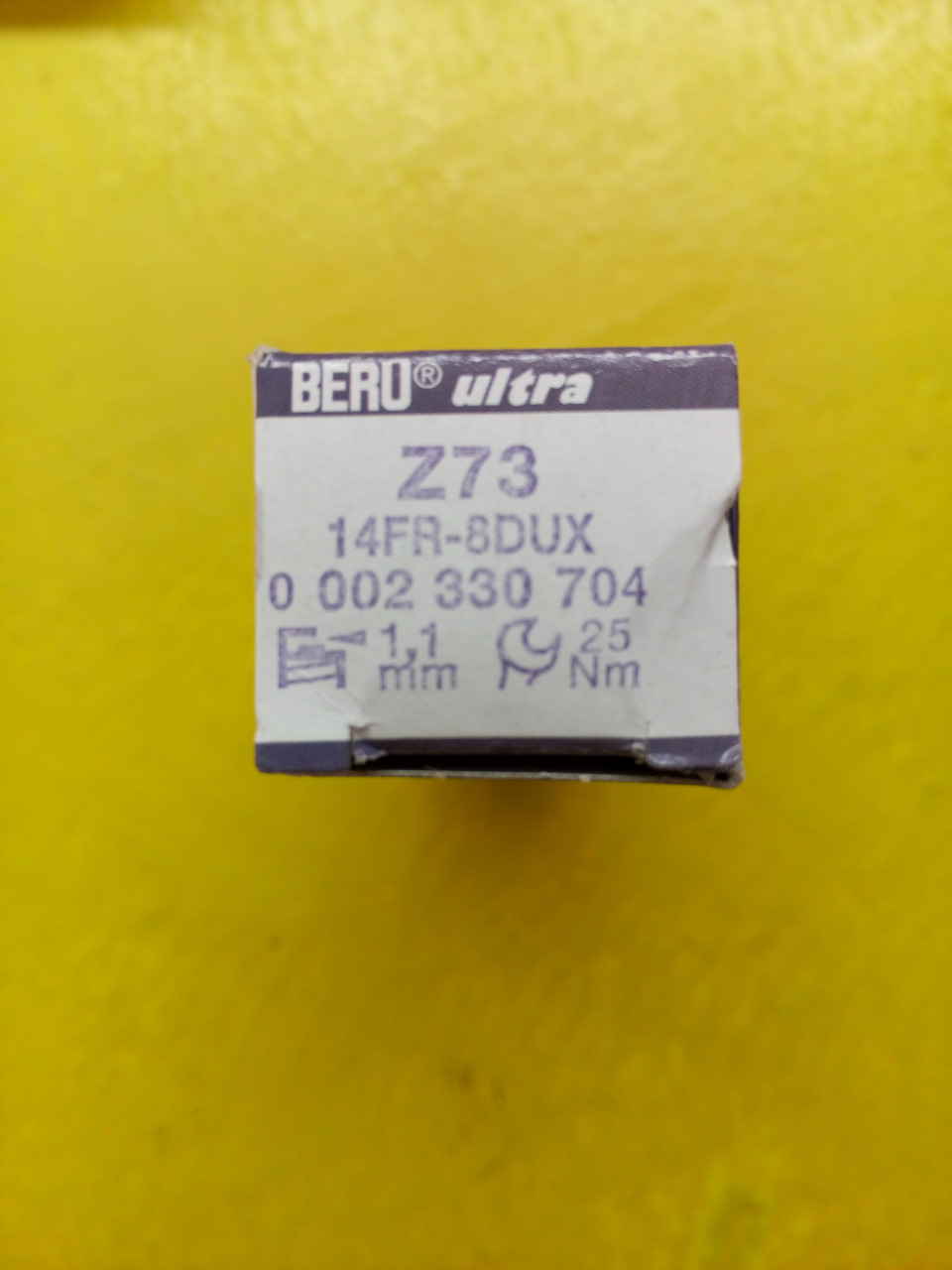 заміна свічок BERU на BERU 3