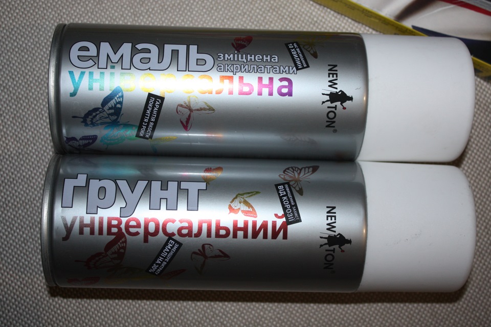 Двірники VOIN, фарба та грунт New Ton 4