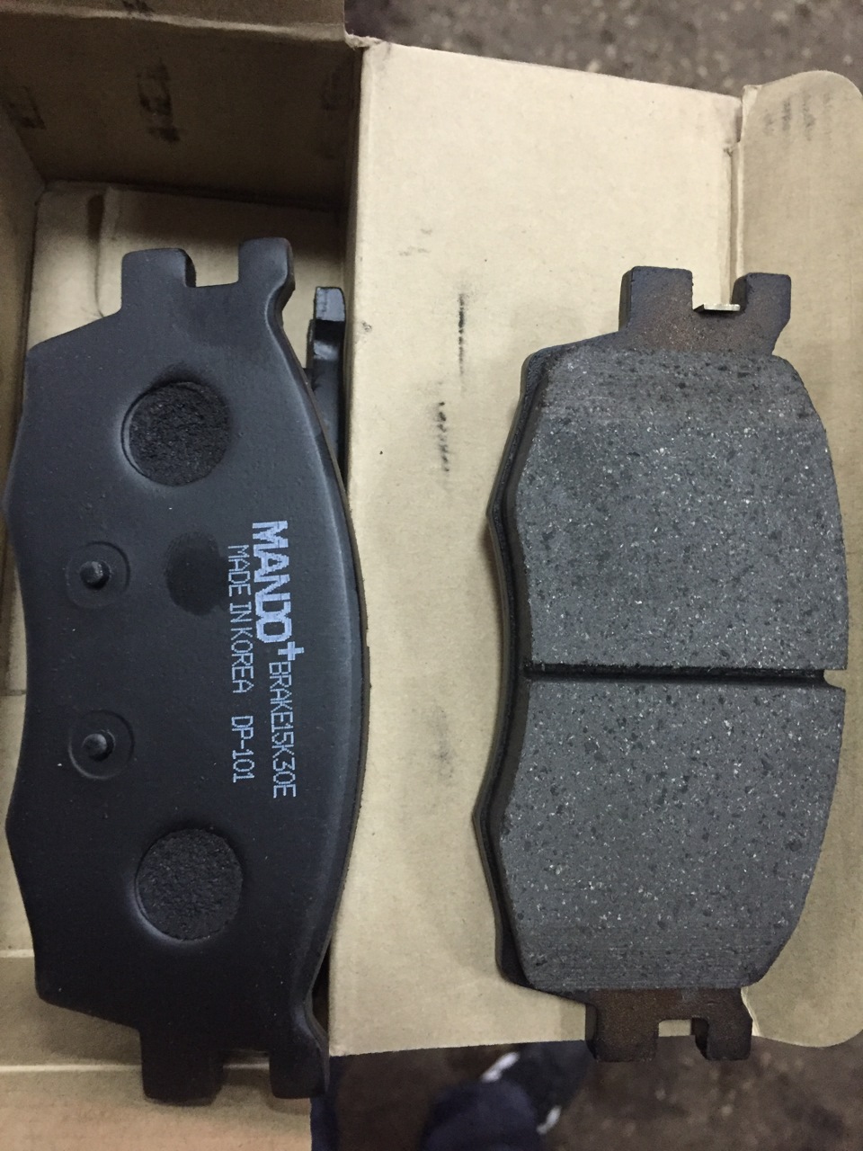 Тормозні колодки Mando MP29 на Huyndai Accent 4