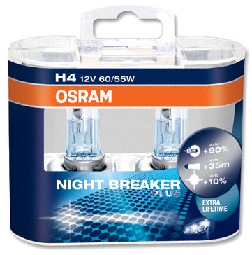 Вибір ламп: Philips X-Treme Power, Osram Night Breaker, Koito White beam III 2