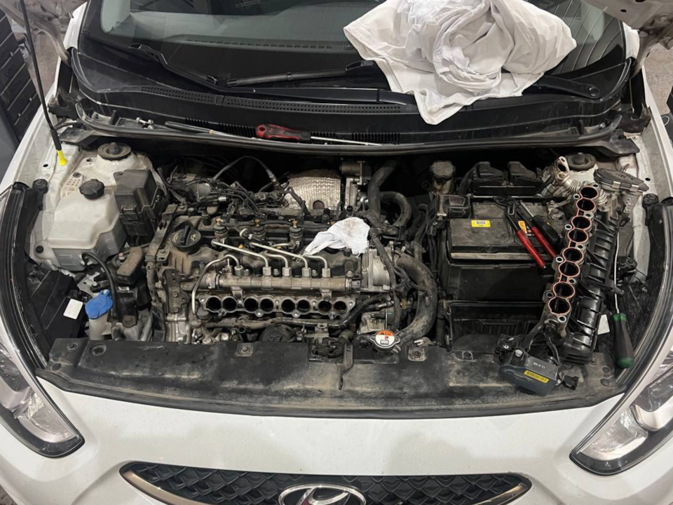 Чистка впуска 1.6 crdi и нюанс с приводом заслонок 1
