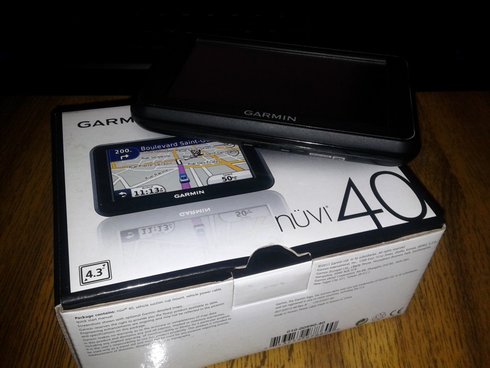 Навігатор Garmin Nuvi 40 відгук 2