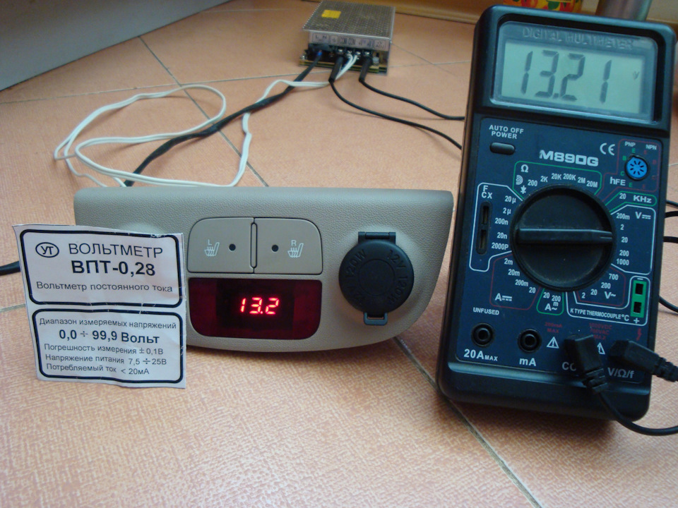 Вольтметр замість заглушки esp 3