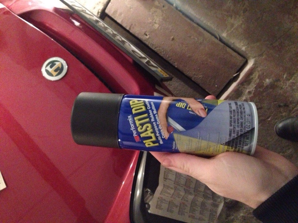 PLASTI DIP підводимо купі губки і підфарбовуємо дифузор 2