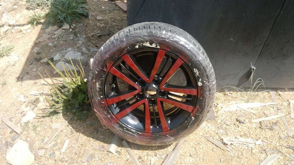 Black wheels