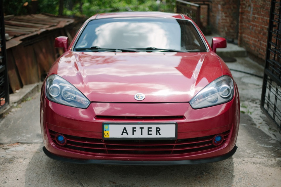 Front bumper lip spoiler 4