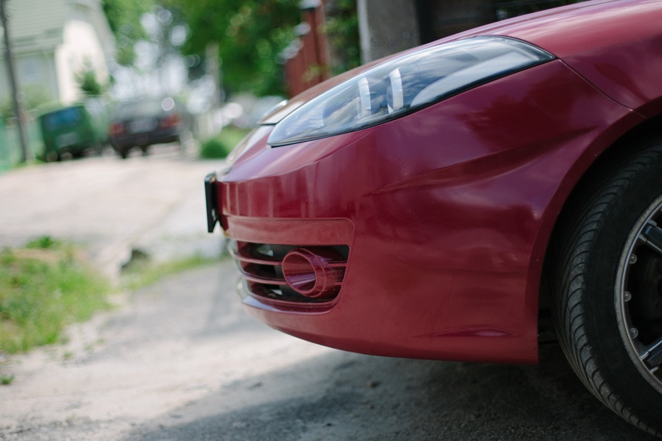 Front bumper lip spoiler 5
