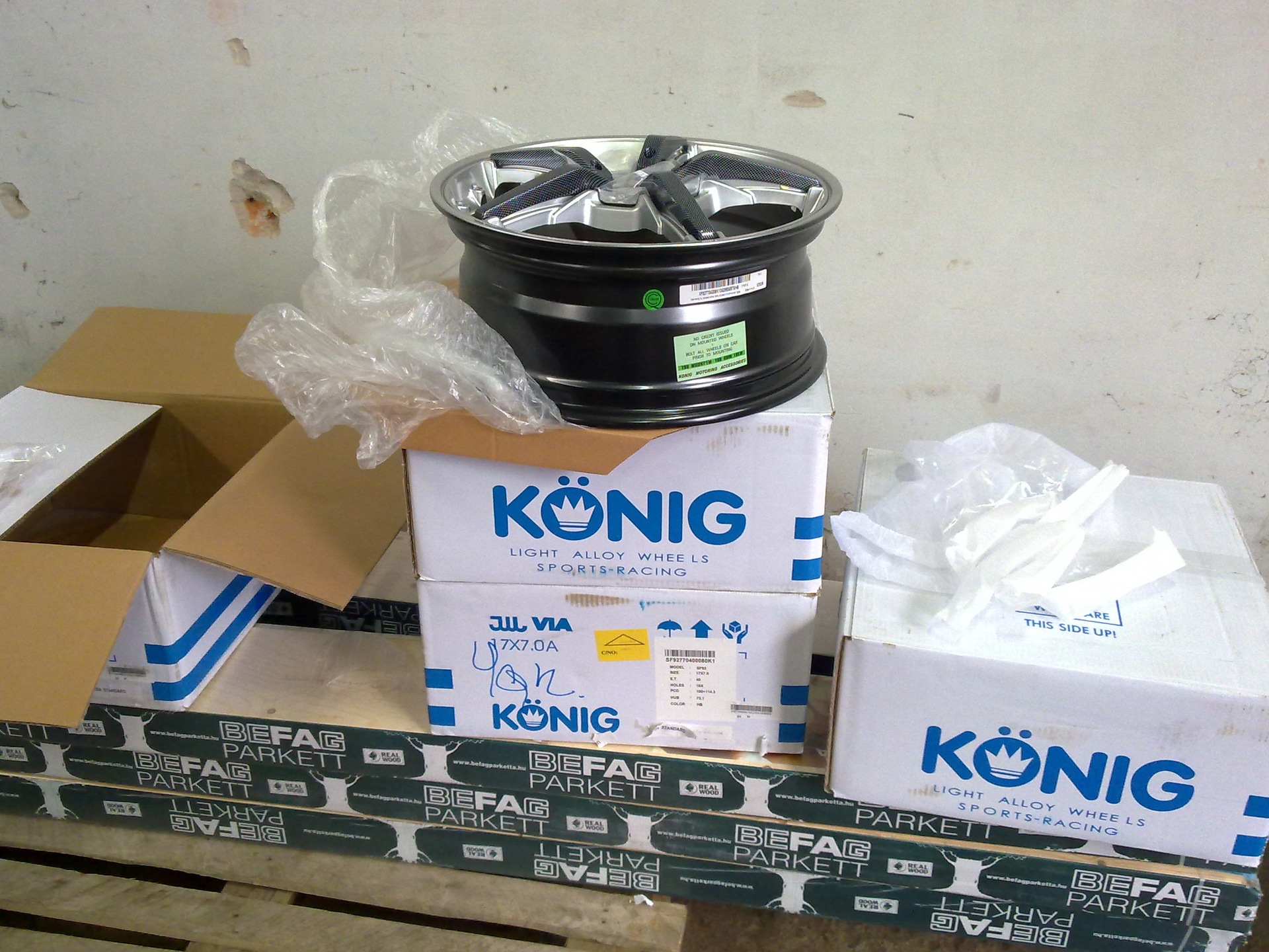 Поставив диски Konig Hotswap 4