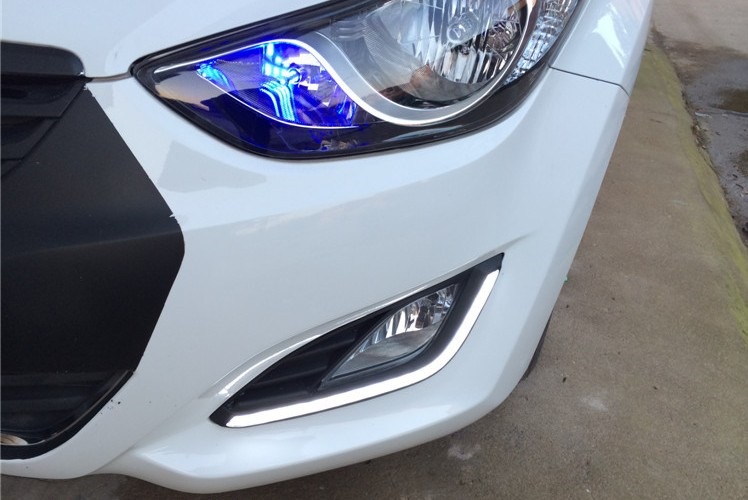 DRL на Elantra MD від Elantra Coupe 4