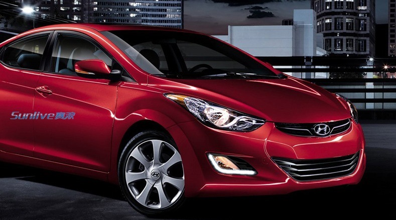DRL на Elantra MD від Elantra Coupe 1