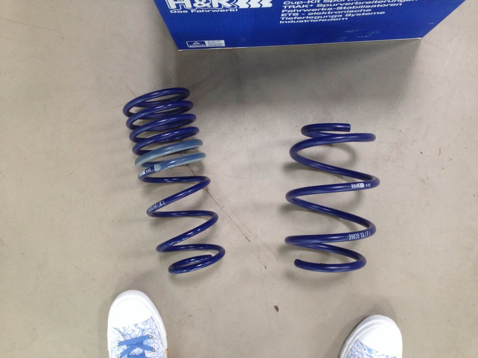 Готово! Встановив пружини H&R -30mm на Elantra MD 1