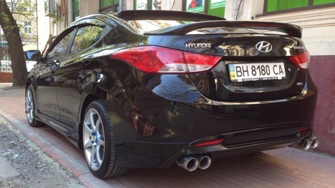 Купіть пліз мій спойлер на Elantra MD, Україна 1