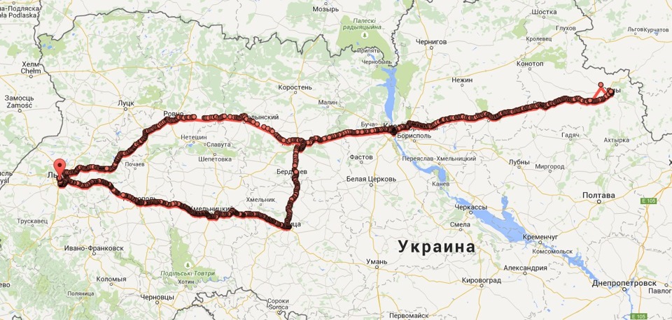 Суми - Вінниця - Львів - Суми 1