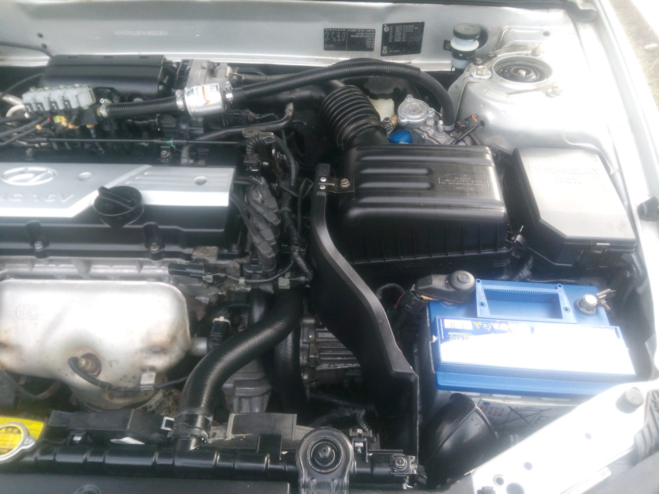 Мийка двигуна Elantra xd 2