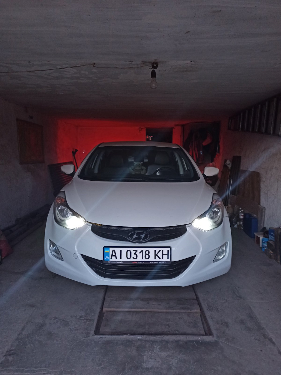 Лампи Cristal Vision h7 на Elantra md. Нове ближнє світло! 1