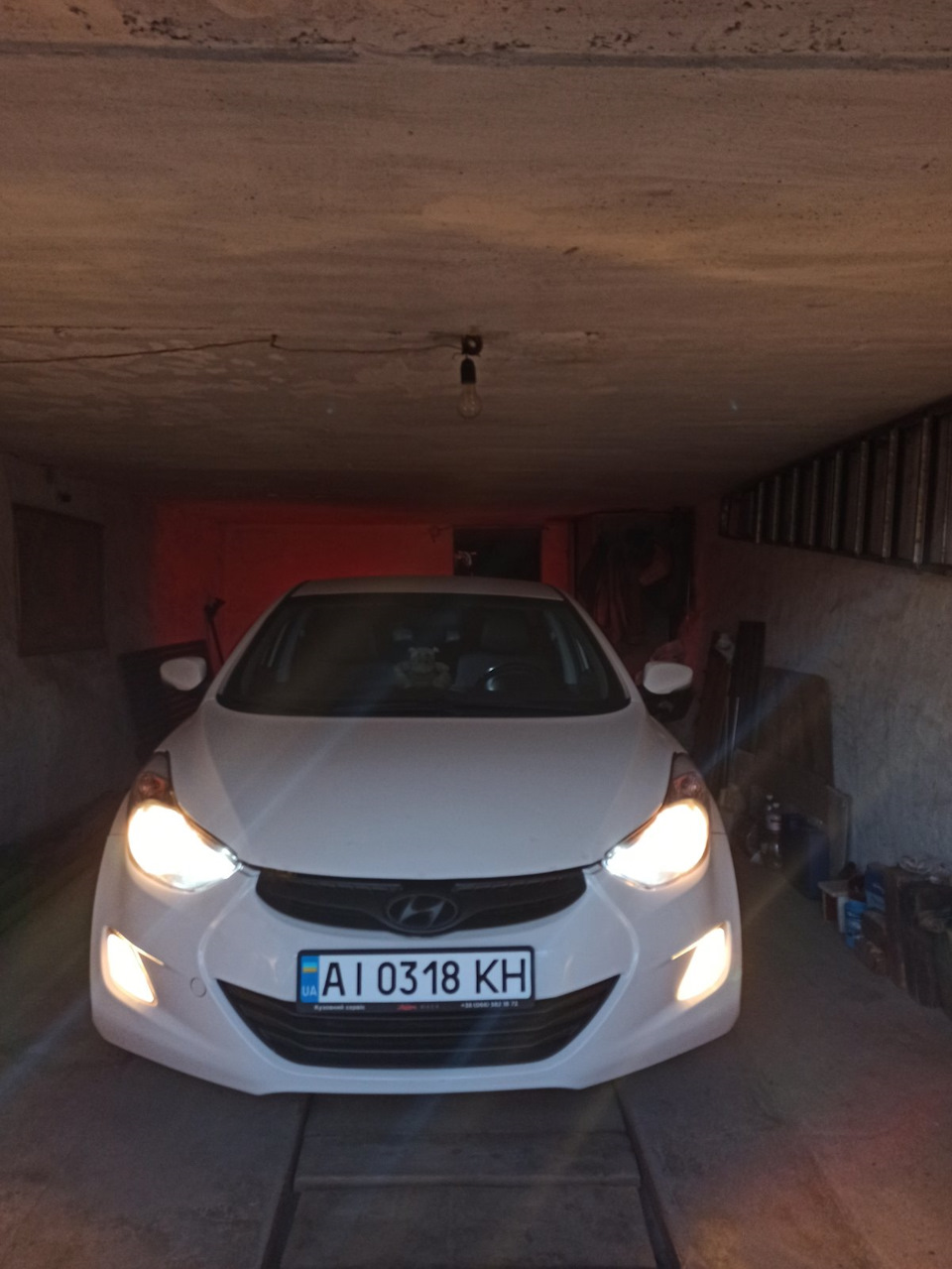 Лампи Cristal Vision h7 на Elantra md. Нове ближнє світло! 3