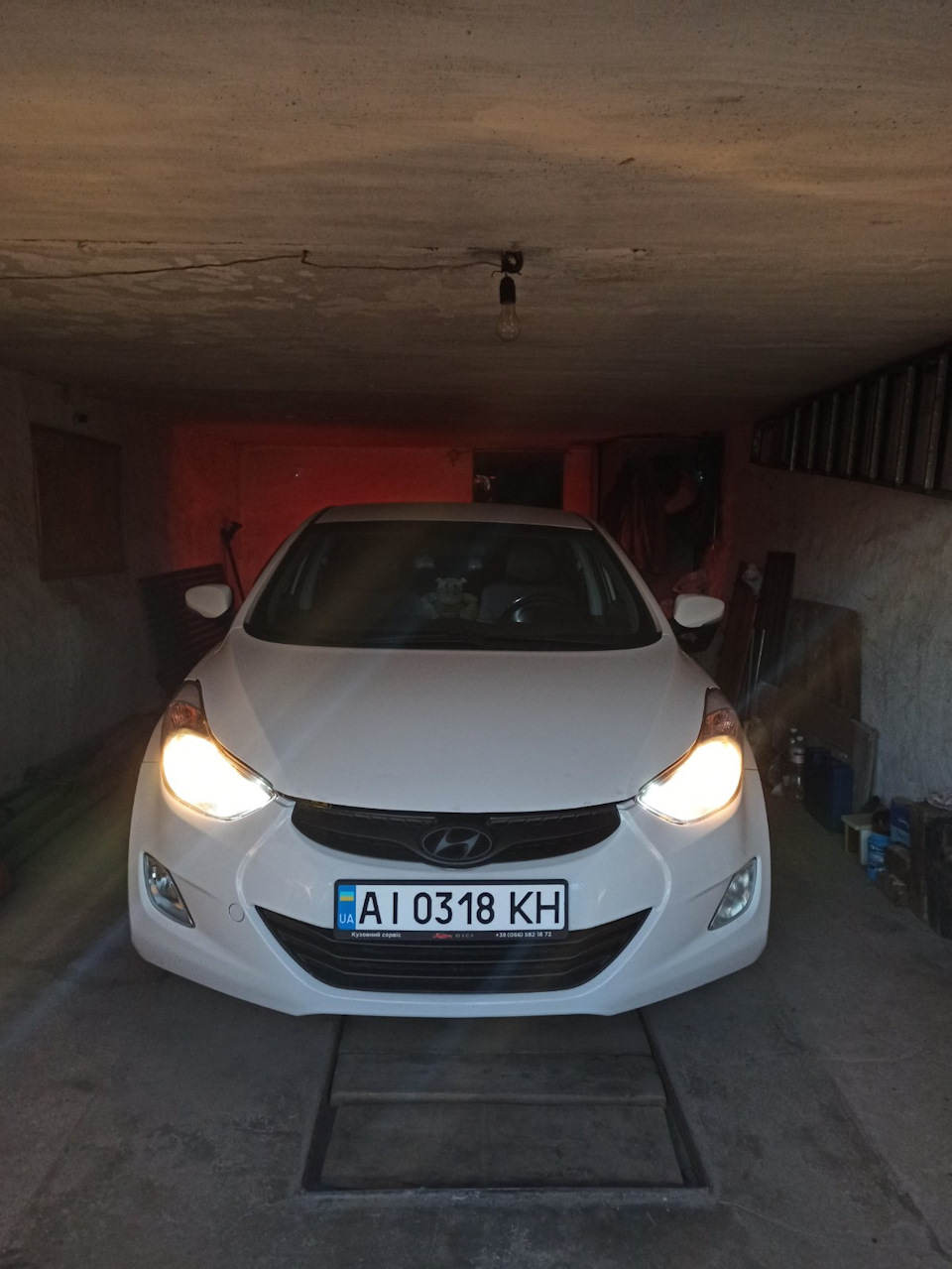 Лампи Cristal Vision h7 на Elantra md. Нове ближнє світло! 2