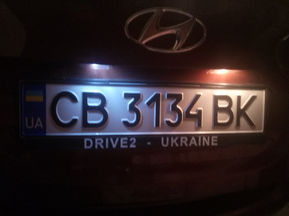 Номірні рамки + освітлення номера. 4