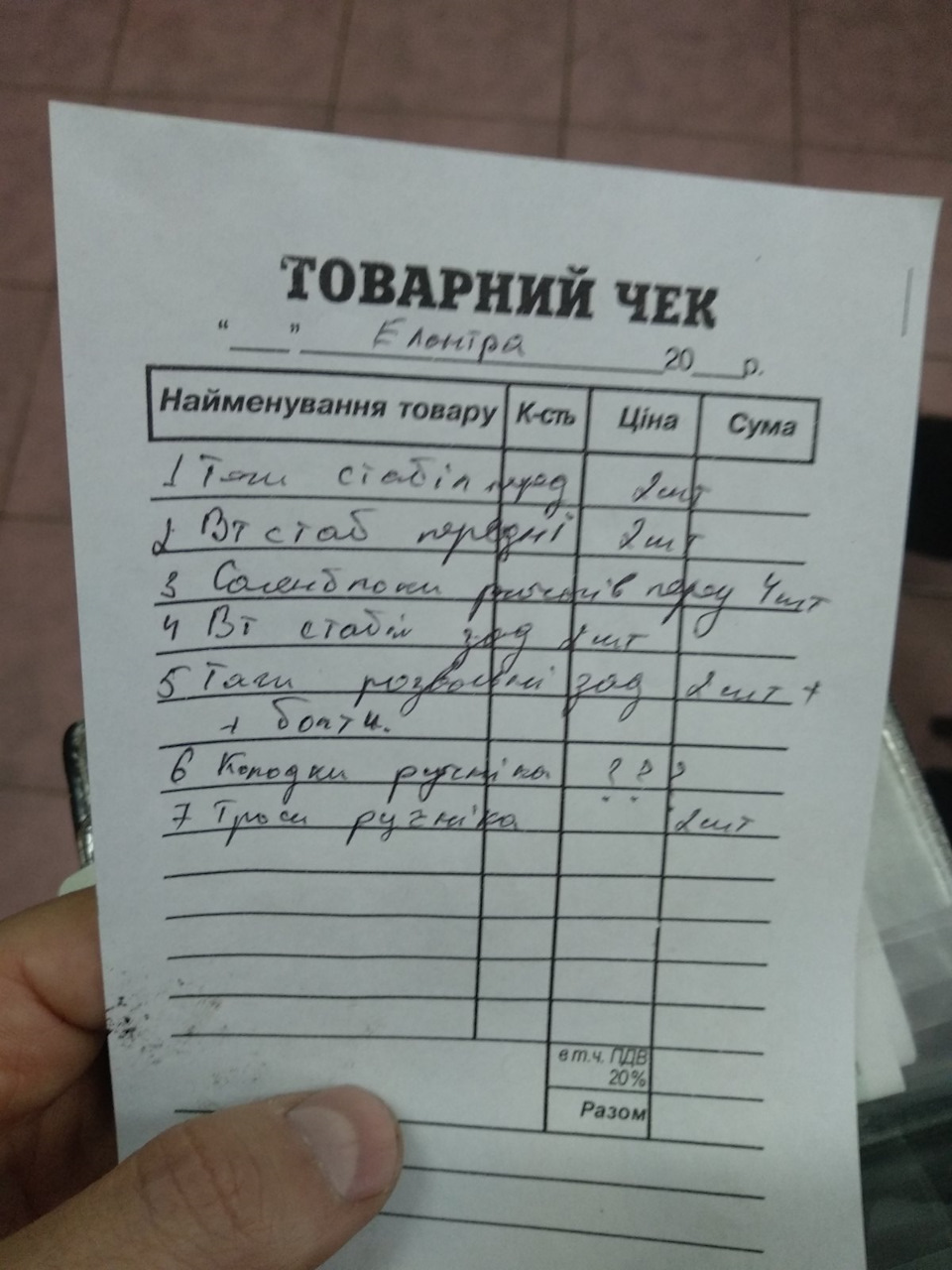 Перші вкладення 1