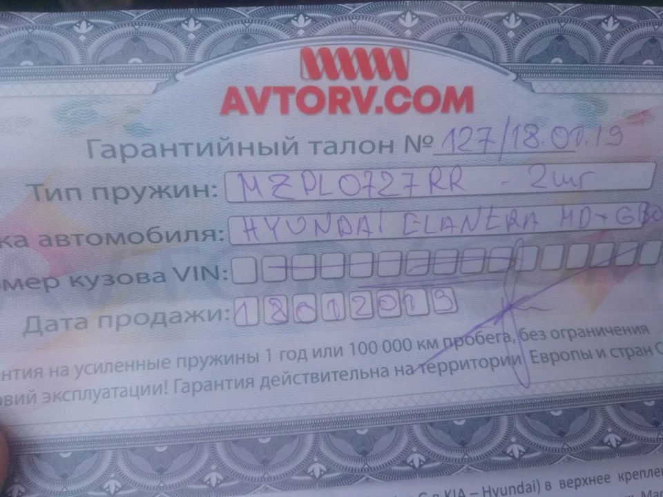 Заміна пружин та амортів