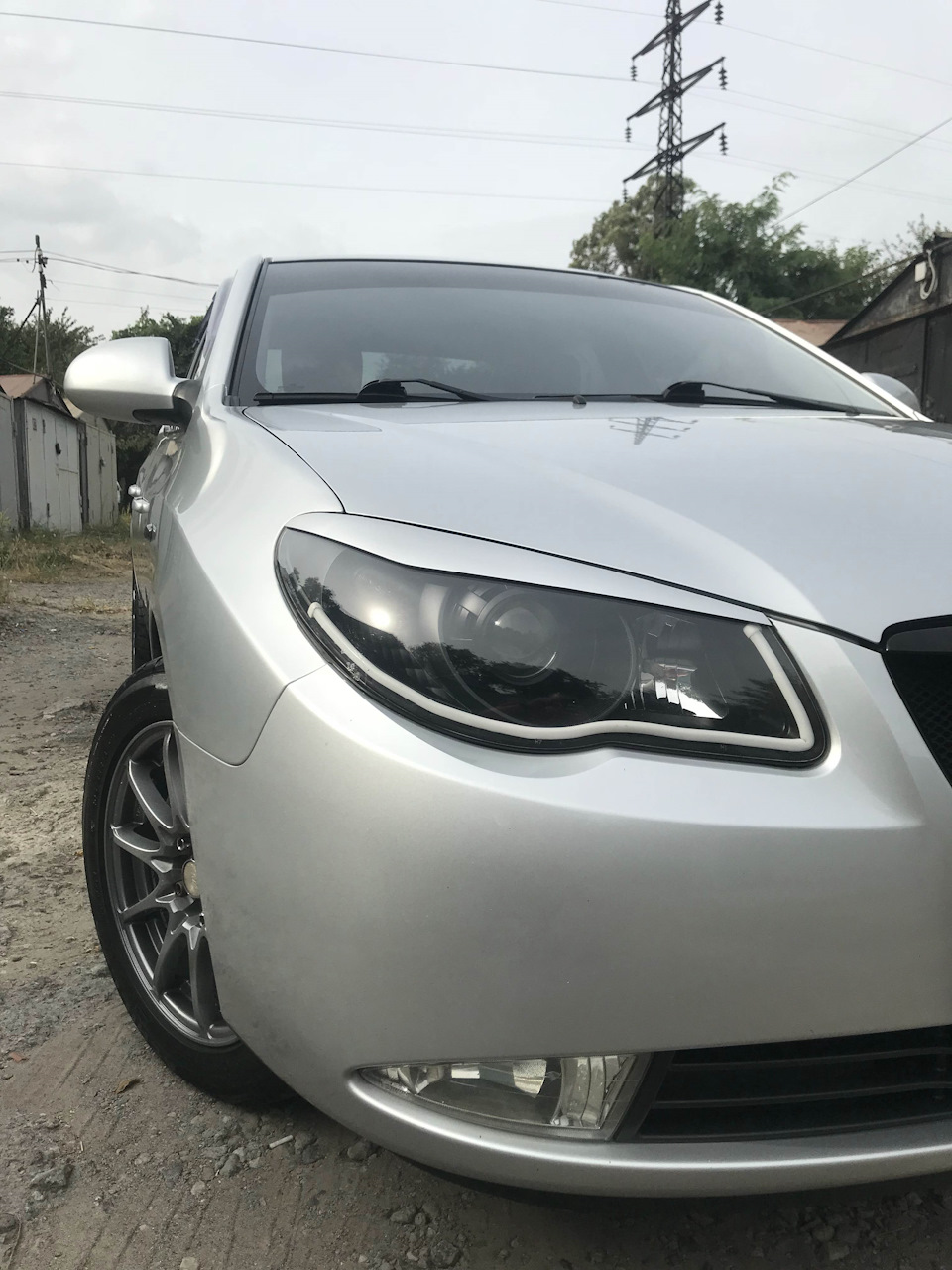 Поліровка, кераміка, лип спойлер Elantra J4. 5