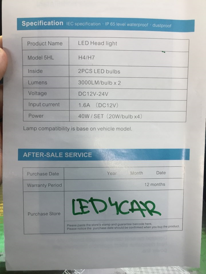 +LED фари 2